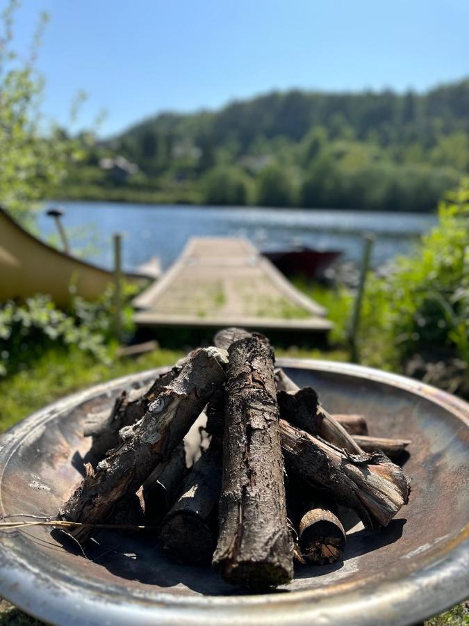 Glamping On Idyllic Lake, Paddle Boards & Rowboat Porsgrunn Eksteriør billede