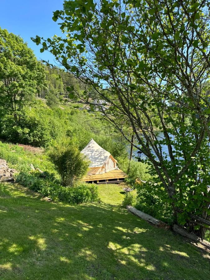 Glamping On Idyllic Lake, Paddle Boards & Rowboat Porsgrunn Eksteriør billede