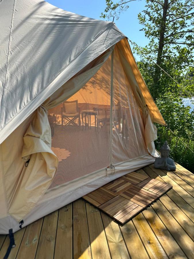 Glamping On Idyllic Lake, Paddle Boards & Rowboat Porsgrunn Eksteriør billede